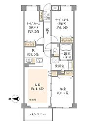 間取図画像 2SLDK