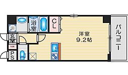 プレサンスＯＳＡＫＡ江坂 2階1Kの間取り