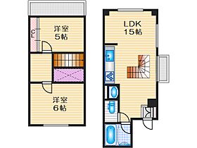 トランペットビル 401 ｜ 大阪府豊中市曽根西町３丁目（賃貸アパート2LDK・4階・53.00㎡） その2