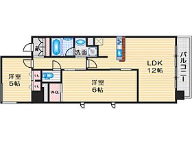 グランアッシュ江坂 601 ｜ 大阪府吹田市広芝町（賃貸マンション2LDK・6階・54.12㎡） その2