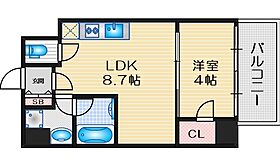 ブエナビスタ江坂広芝町 401 ｜ 大阪府吹田市広芝町（賃貸マンション1LDK・4階・30.96㎡） その2