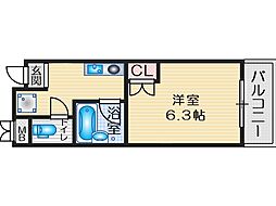 粋和ビル 1Kの間取図画像