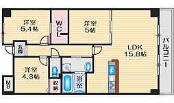 インプルーブ緑地公園 3LDKの間取図画像
