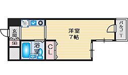リアライズ阪急吹田1 1Kの間取図画像