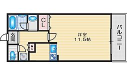 サイドヒル2 1Kの間取図画像