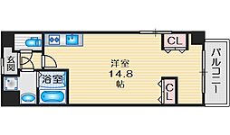 アンフィニ千里山 ワンルームの間取図画像