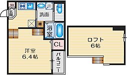 ライトブレス 1Kの間取図画像