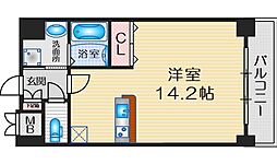 GlenparkEsaka2 ワンルームの間取図画像