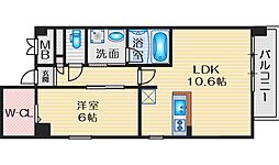 K-PLAT21 1LDKの間取図画像