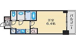 S-RESIDENCEESAKA 1Kの間取図画像