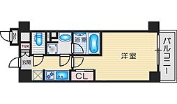 THEMUTUAL江坂 1Kの間取図画像