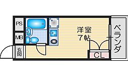 リアライズ江坂 ワンルームの間取図画像