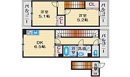 サーフアイランドNOOSAHEADS 2DKの間取図画像