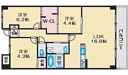 インプルーブ緑地公園 3LDKの間取図画像