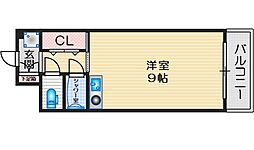 グリーンハウス 1Kの間取図画像