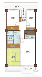 間取図画像 3LDK