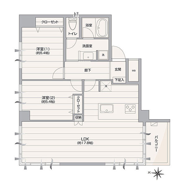 間取りを拡大表示