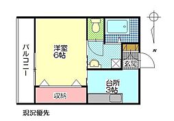 間取図画像 1K