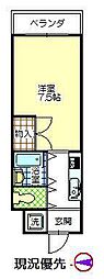 メッセシティ石垣 1Kの間取図画像