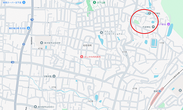 地図を拡大表示