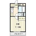 メゾンドレーヌ2階3.8万円