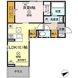 西川原駅 7.2万円