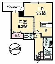 ボナール古京  ｜ 岡山県岡山市中区古京町1丁目（賃貸マンション1LDK・2階・47.97㎡） その2