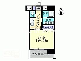 ハアラン高柳  ｜ 岡山県岡山市北区高柳西町（賃貸マンション1K・6階・27.81㎡） その2