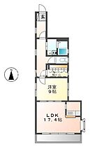 ＡＭＡＮＯＪＡＫ  ｜ 岡山県岡山市北区磨屋町（賃貸マンション1LDK・4階・77.80㎡） その2