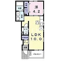 サウスエイトIII  ｜ 岡山県岡山市南区福富東2丁目（賃貸アパート1LDK・1階・37.76㎡） その2