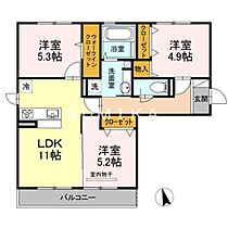 エスペランサ  ｜ 岡山県岡山市中区東川原（賃貸アパート3LDK・3階・65.85㎡） その2