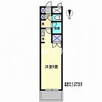 プランドール内山下  ｜ 岡山県岡山市北区内山下1丁目（賃貸マンション1K・7階・26.88㎡） その2