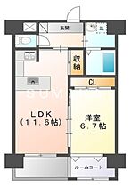 Ｓｉｄｅ－Ｉ  ｜ 岡山県岡山市北区南方4丁目（賃貸マンション1LDK・3階・51.87㎡） その2