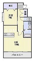 おぶりがーど今  ｜ 岡山県岡山市北区今8丁目1-17（賃貸マンション1LDK・1階・57.54㎡） その2