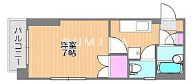 EXE　COURT番町  ｜ 岡山県岡山市北区番町1丁目（賃貸マンション1K・4階・24.70㎡） その2