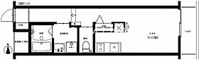 フィユメゾン学南町  ｜ 岡山県岡山市北区学南町2丁目（賃貸アパート1R・3階・26.38㎡） その2