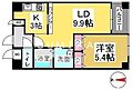クレストシティ中井町9階6.4万円
