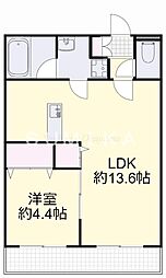 Ａ3 1階1LDKの間取り