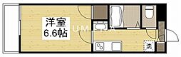 ASSICURATONISIGAWARA 1Kの間取図画像