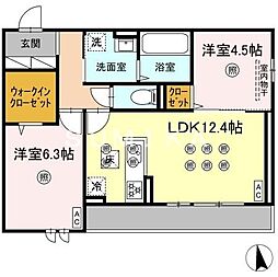 アネックスV 2LDKの間取図画像