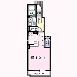 メゾンフォルテ ワンルームの間取図画像