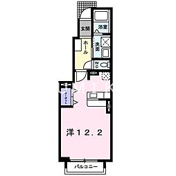 サンリットレジデンス平井B棟 ワンルームの間取図画像
