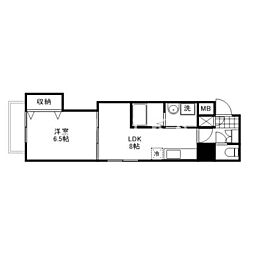 はるなガーデン 1LDKの間取図画像