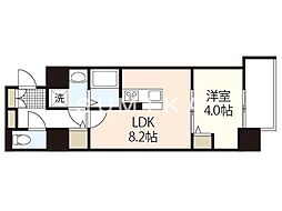 MAYFAIR田町 1LDKの間取図画像
