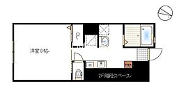 セッテ平井 1Kの間取図画像