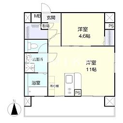 VetsU,BLD 1LDKの間取図画像