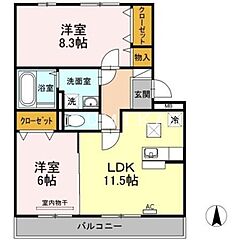 物件の間取り