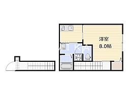 Casa Grande 白石 1Kの間取図画像
