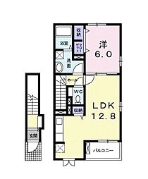 オリーブ・iB 1LDKの間取図画像
