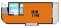 ウィステリア ワンルームの間取図画像